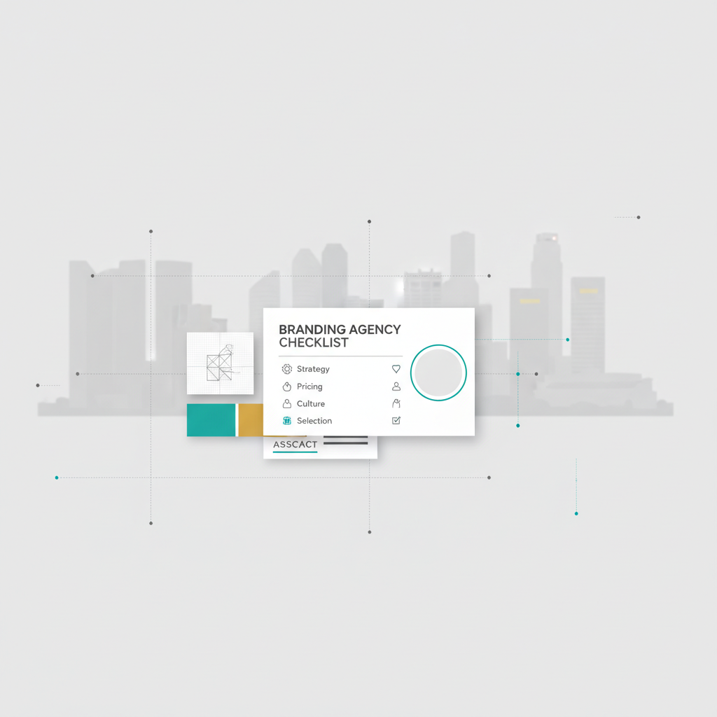 Clean modern header — Singapore skyline background with layered moodboard elements, teal-accent variation