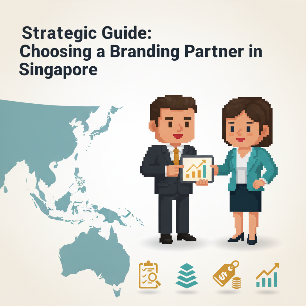 Strategic guide to choosing a branding partner in Singapore – professional business leaders reviewing brand strategy