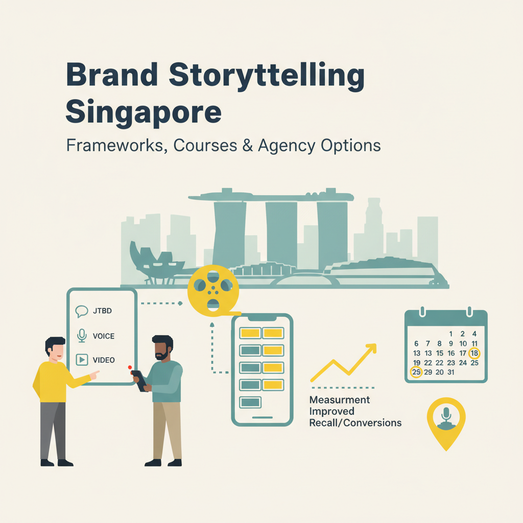 Brand storytelling in Singapore: frameworks, courses and agency options – header image