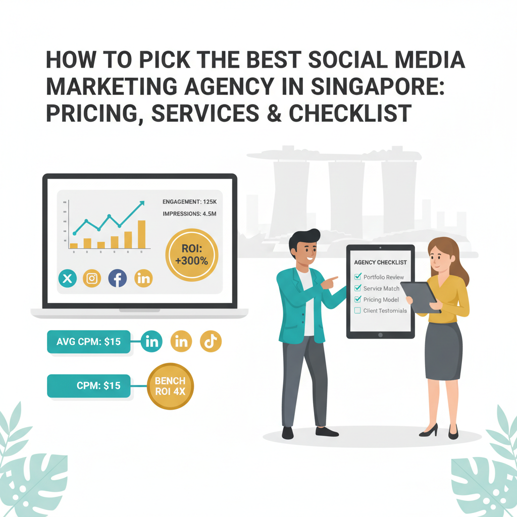 Header image for How to Pick the Best Social Media Marketing Agency in Singapore: Pricing, Services & Checklist
