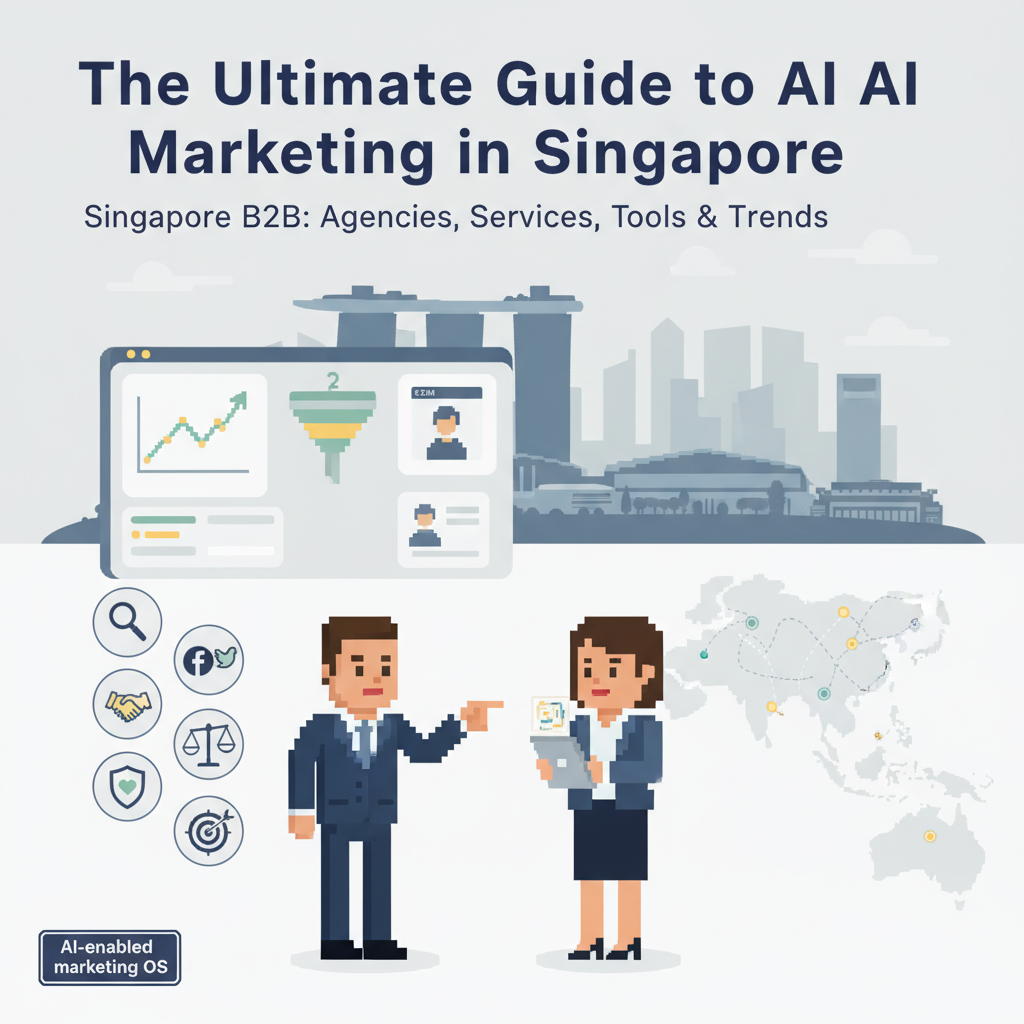Header image for AI Marketing in Singapore guide: agencies, services, tools and trends