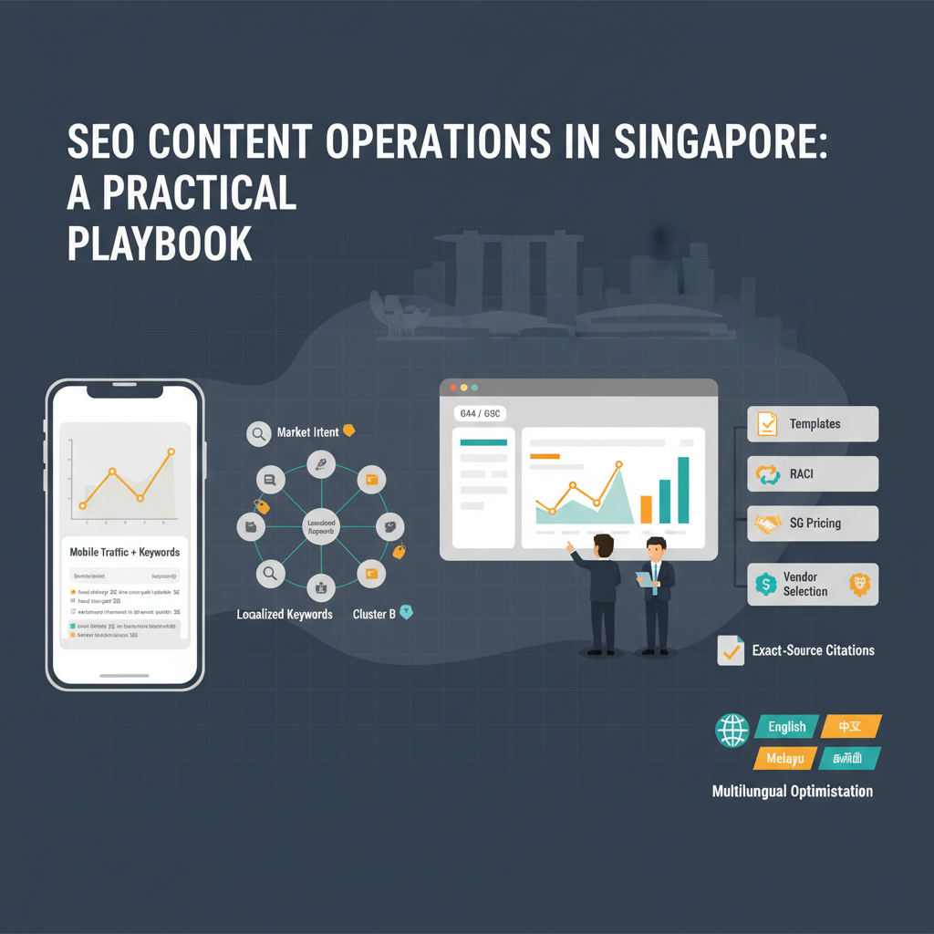 SEO content operations in Singapore playbook header image