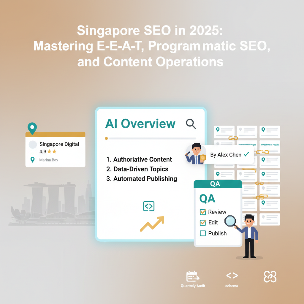 Singapore SEO 2025 E-E-A-T Programmatic SEO Content Operations Header