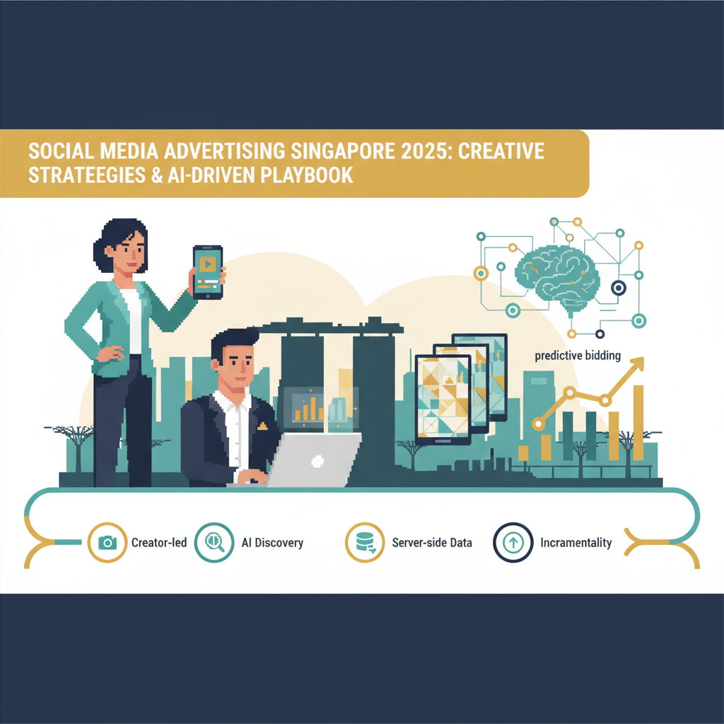 Header image for Social Media Advertising Singapore 2025: Creative Strategies & AI-Driven Playbook
