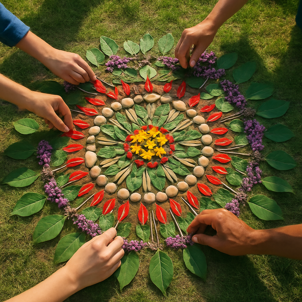 Nature Mandala Collaboration Example