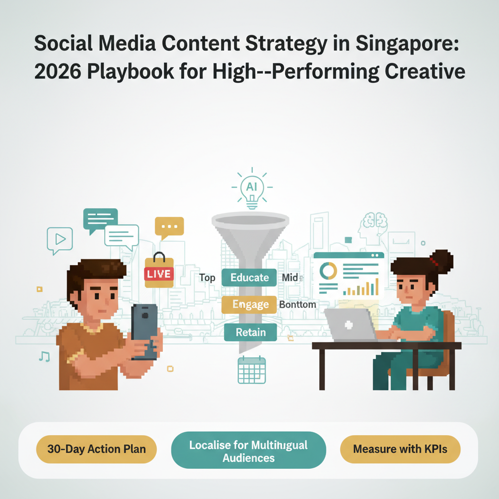 Social media content strategy in Singapore 2026 playbook header image