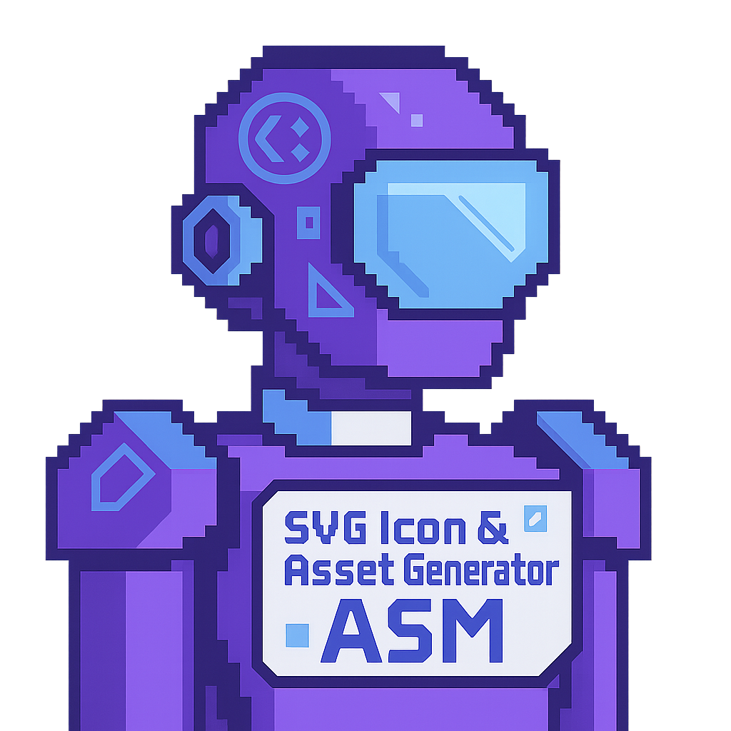 SVG Icon & Asset Generator ASM
