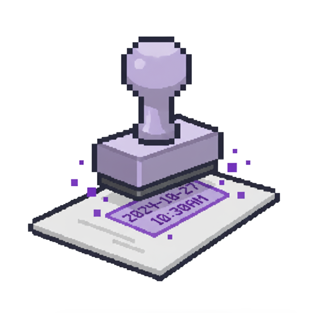 Video to image frames with timestamps